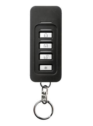 Home Security Four Button Keychain Remote