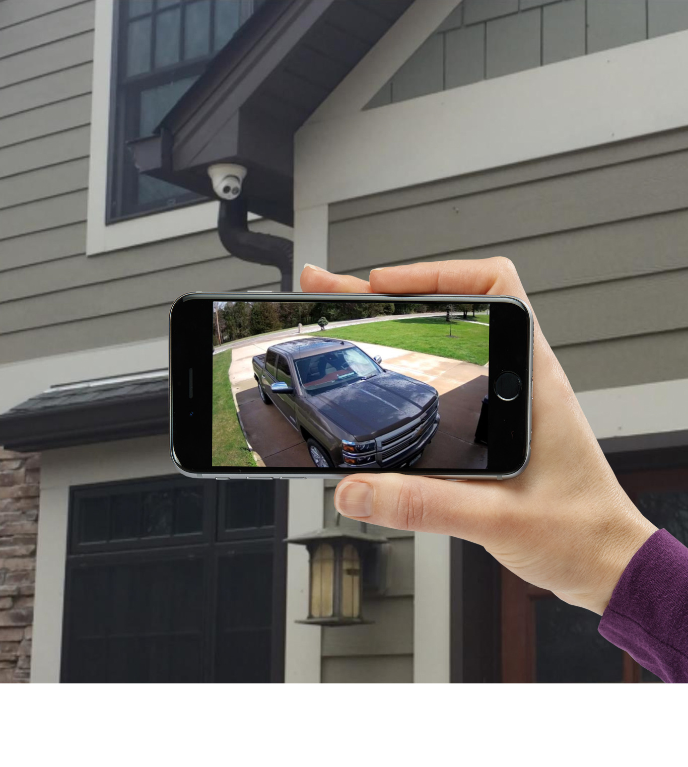 smartphone home security monitoring system in st louis home