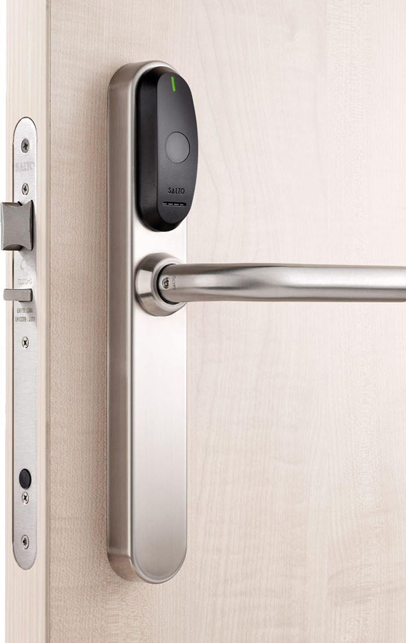 Door with Salto Access Control Sensor