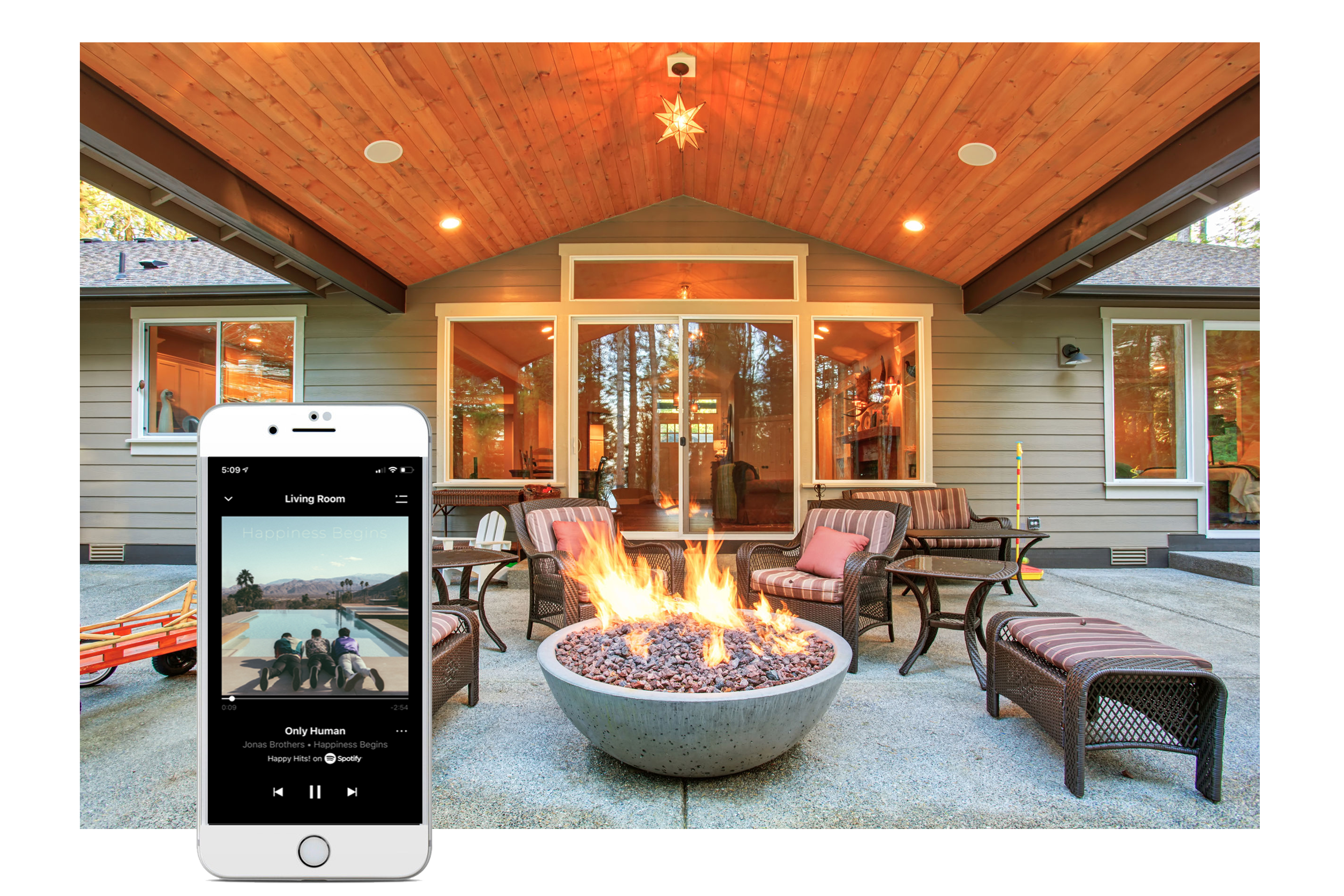 outdoor home audio system for st louis and illinois homes