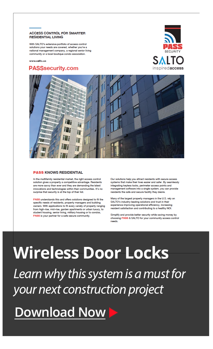 pass security multifamily access control system
