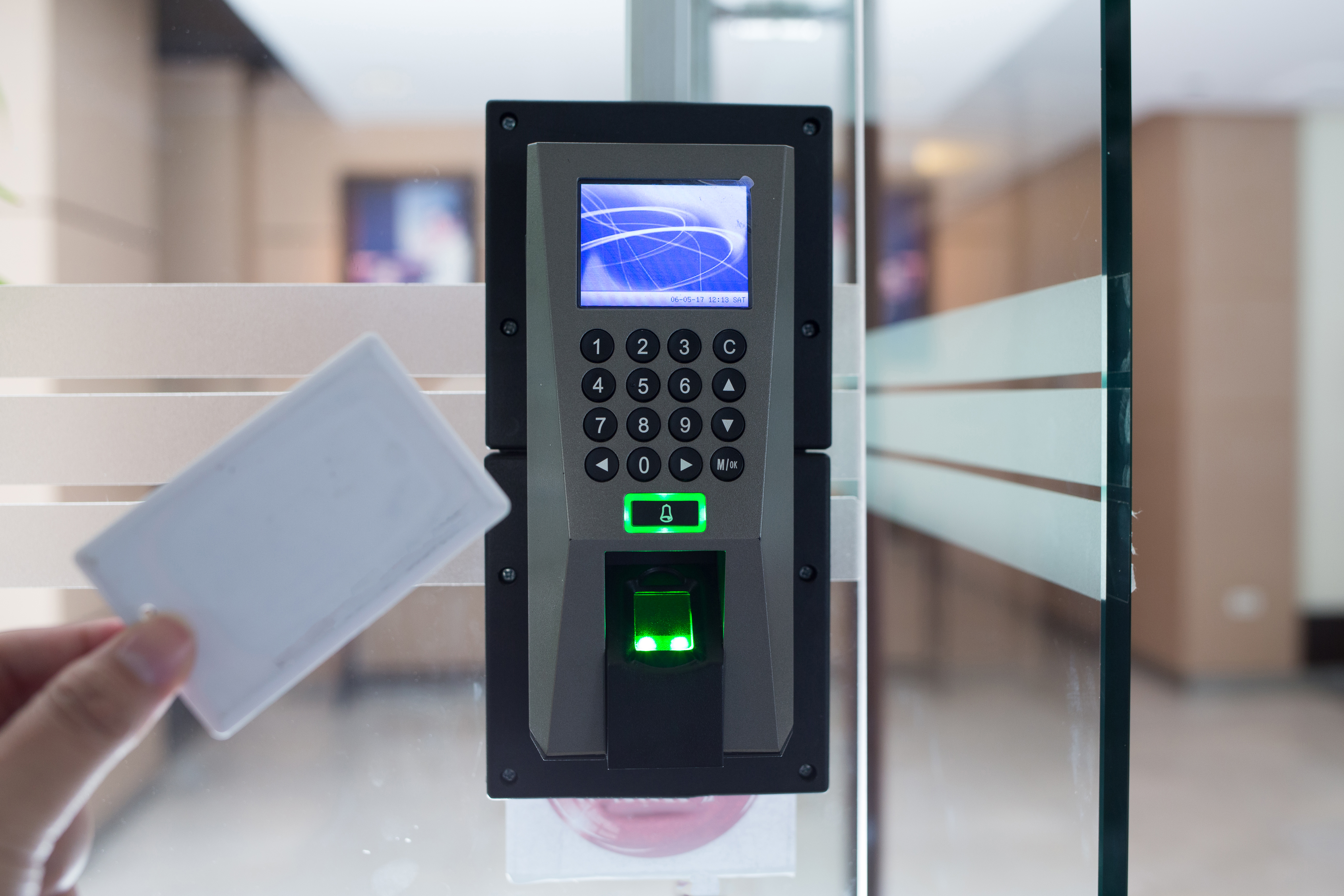 access control security card reader installation by leading st louis security companies