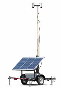 wcctv solar security camera video surveillance trailer