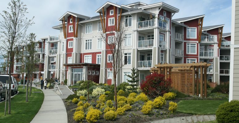 Luxury Multifamily Apartments And Landscaping