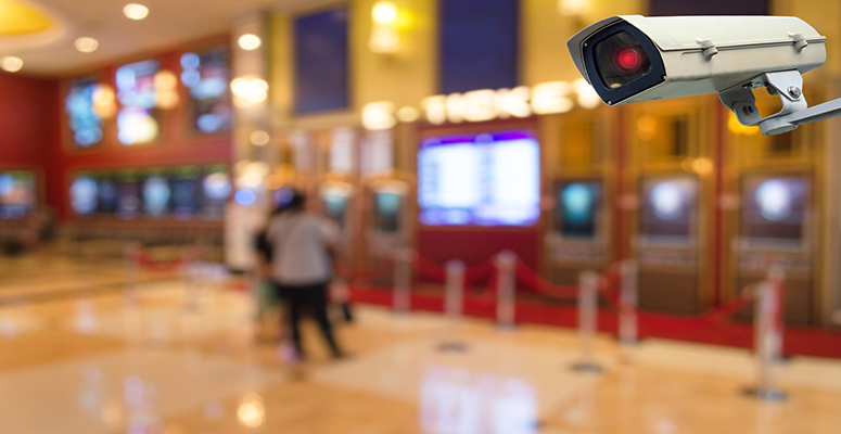 Surveillance Security Camera In Retail Shopping Mall Fairview Heights Illinois