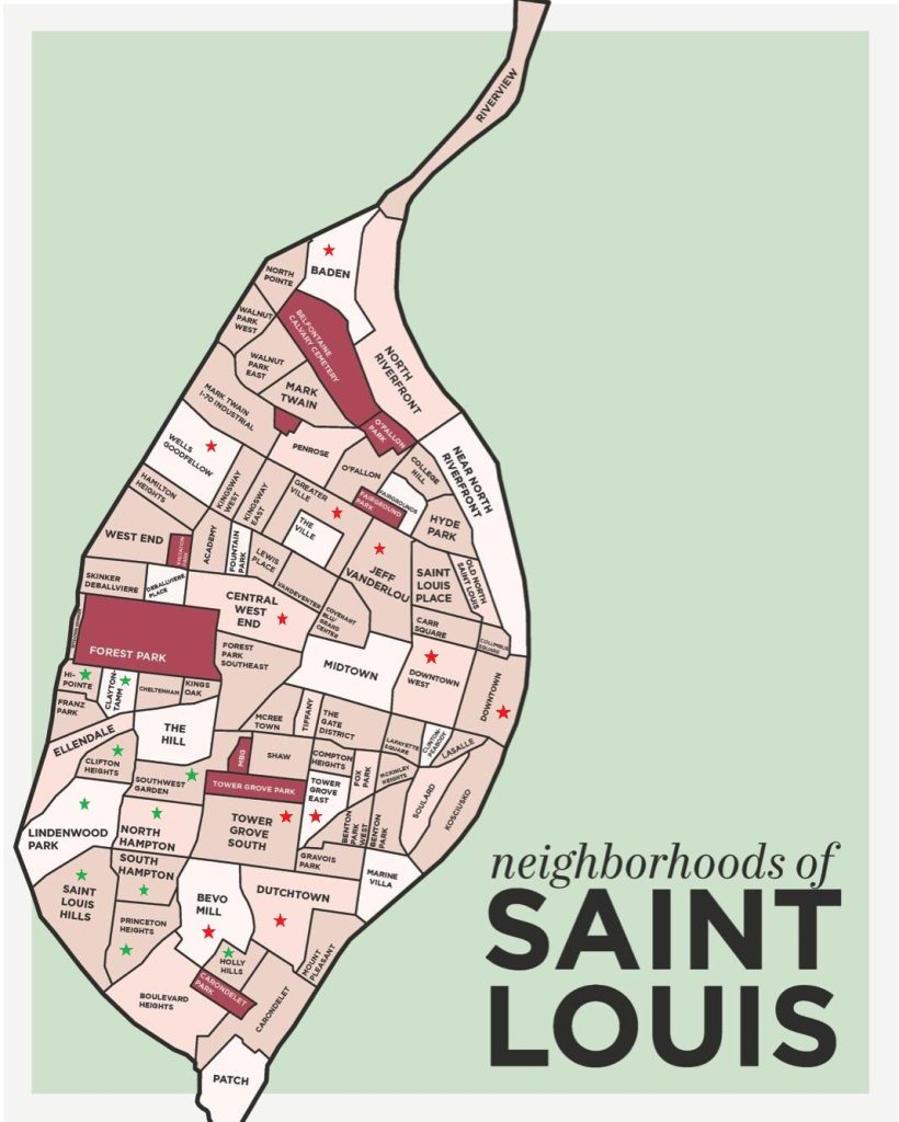 St Louis City Neighborhoods Safest and Least Safest Areas