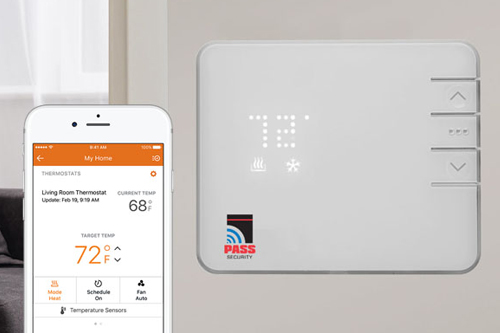 Pass Security Automated Smart Thermostat Control Panel
