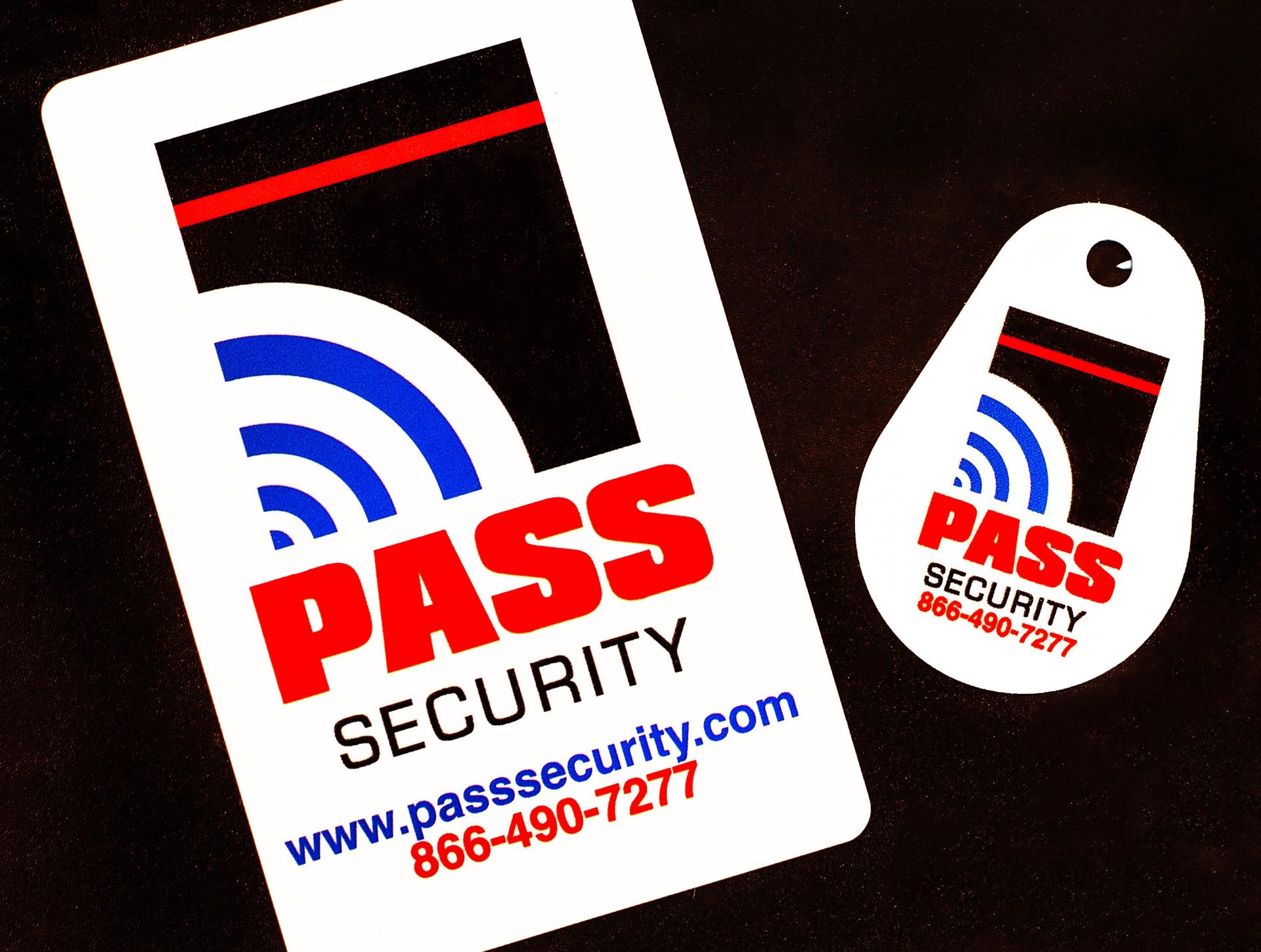 Pass Security Commercial Access Control Key Fob Key Card