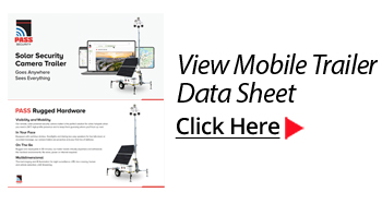 PASS Security Solar Powered Mobile Security Surveillance Camera Trailer Data Sheet